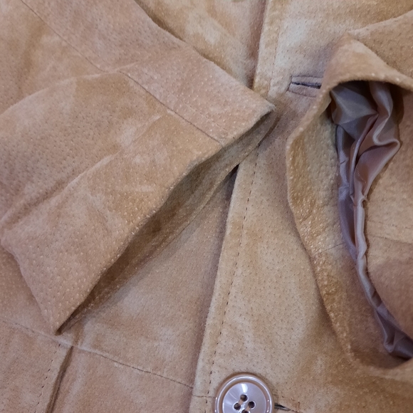 Haband Lion's Den 100% Genuine Leather Brown Men's Jacket Coat Size L Style 30A - Picture 14 of 14